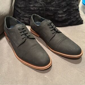 Franco Fortini Russell Men’s Leather Lace Up Dress Shoe Black Size 13